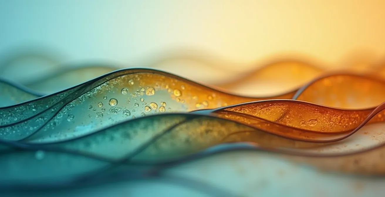 Visualisation de courbes de performance superposées montrant l'écart entre croissance naturelle et impact marketing