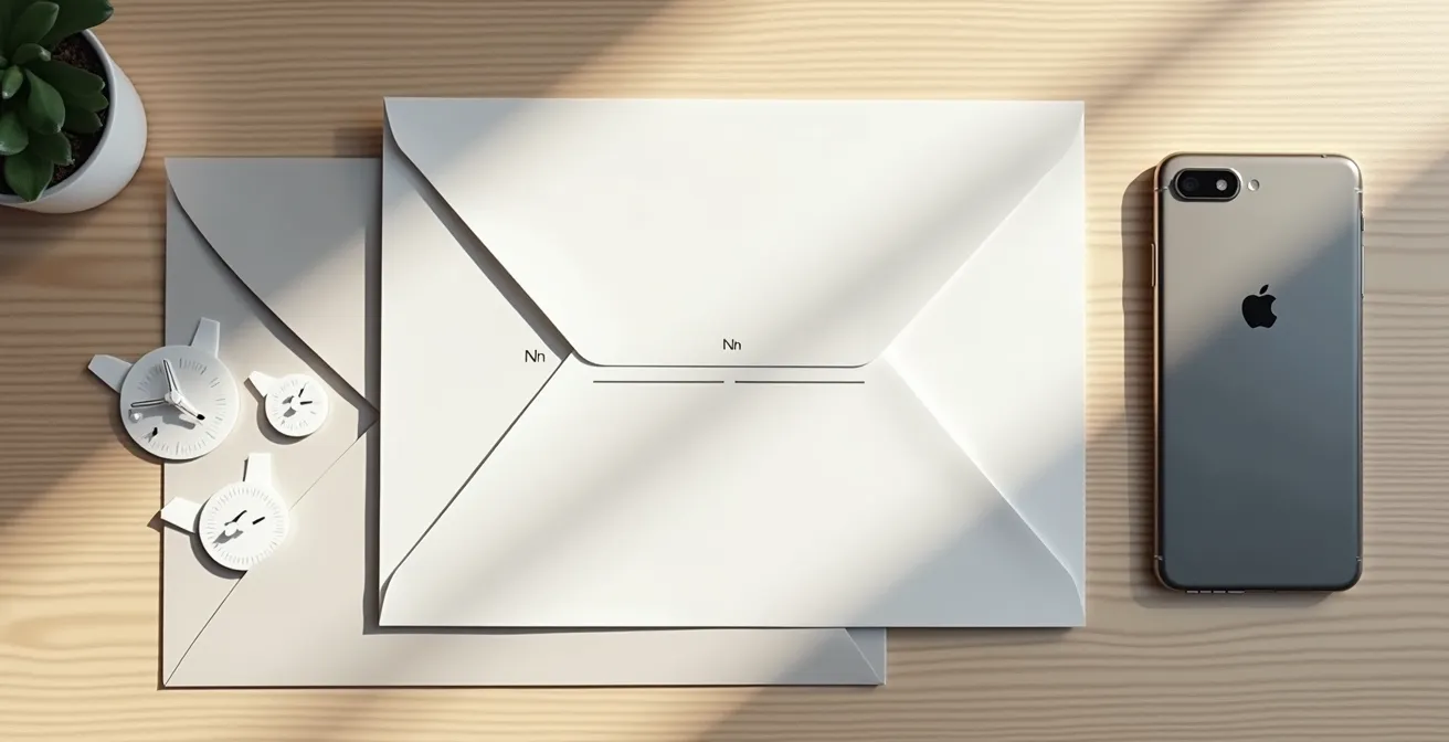 Représentation visuelle de la stratégie multi-canal avec timing optimal pour email et SMS