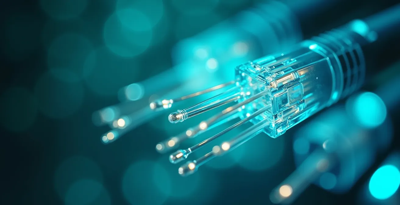 Vue macro détaillée symbolisant la transformation digitale des processus d'achat