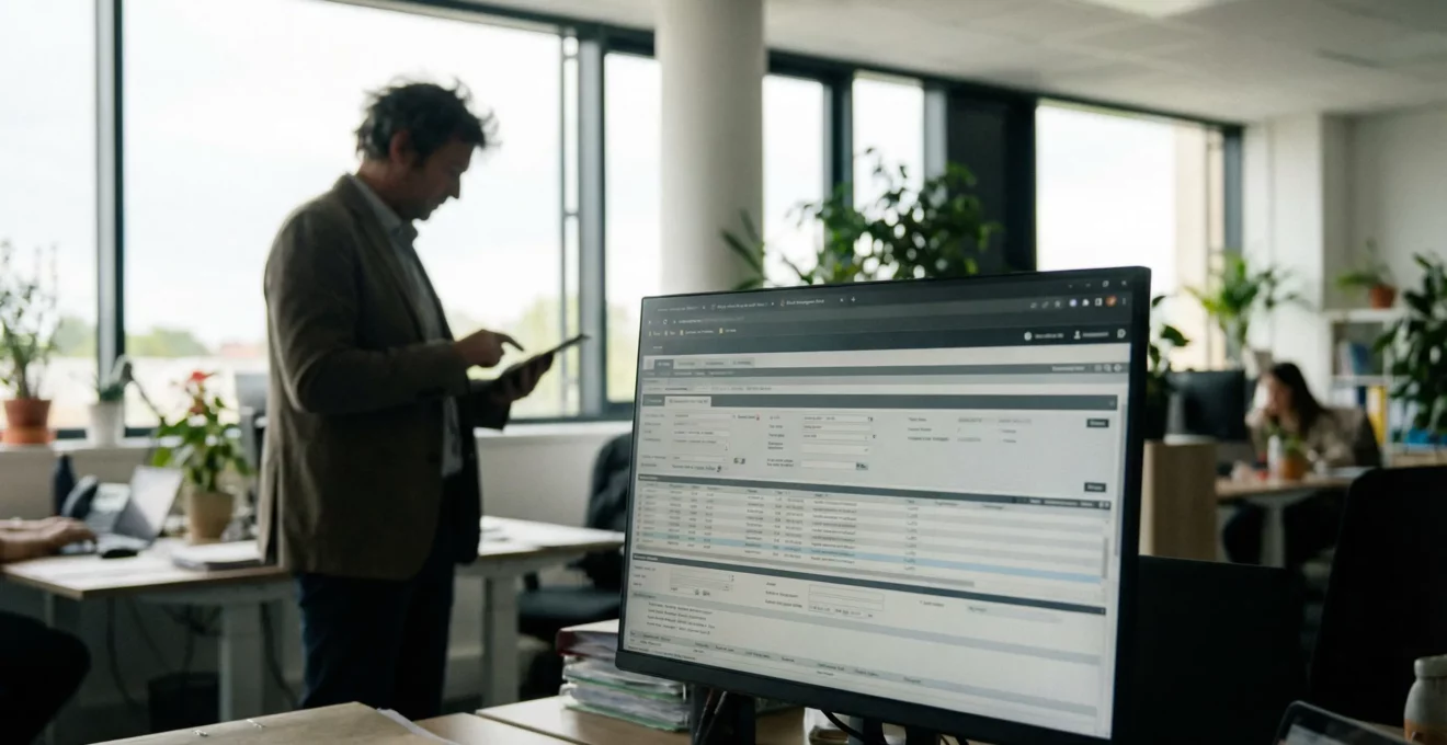 Écran gestion commandes drive bureau logistique superviseur