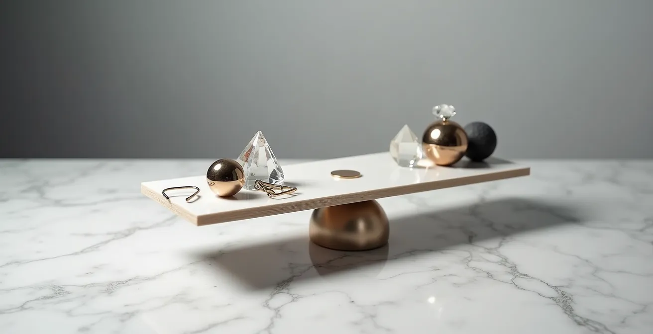 Diagramme visuel représentant une matrice de décision pour les achats stratégiques versus opérationnels