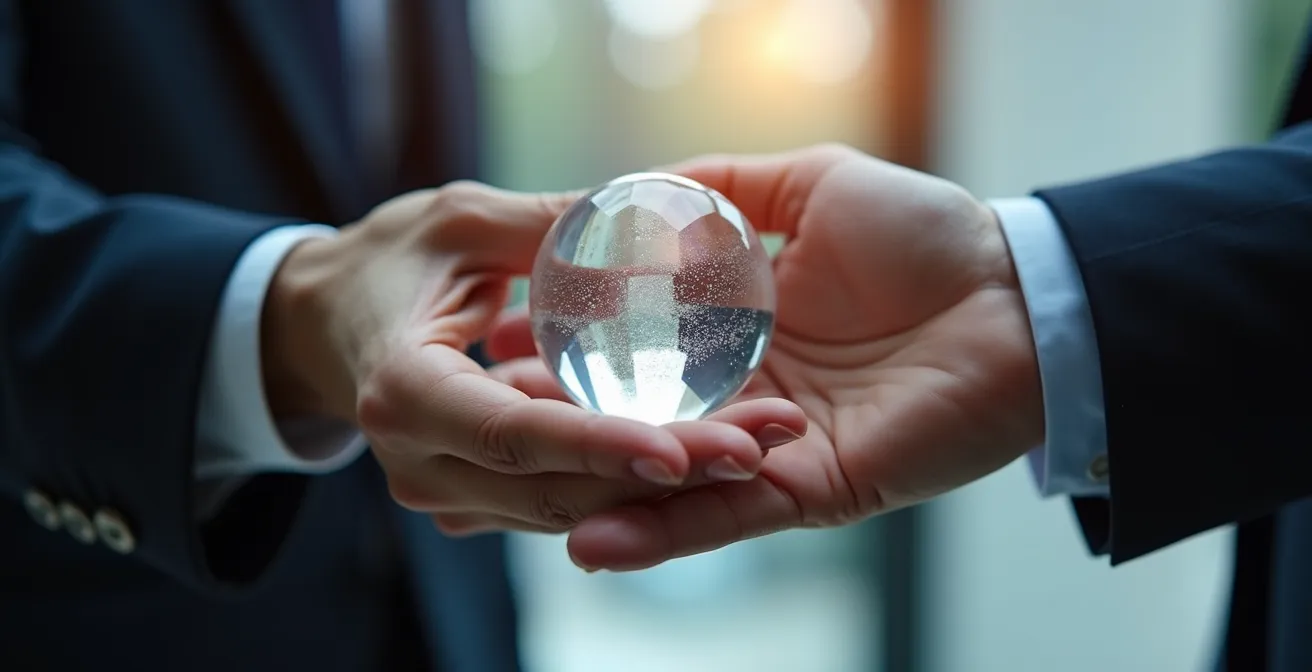 Moment de transmission d'un lead qualifié entre équipes marketing et commerciale