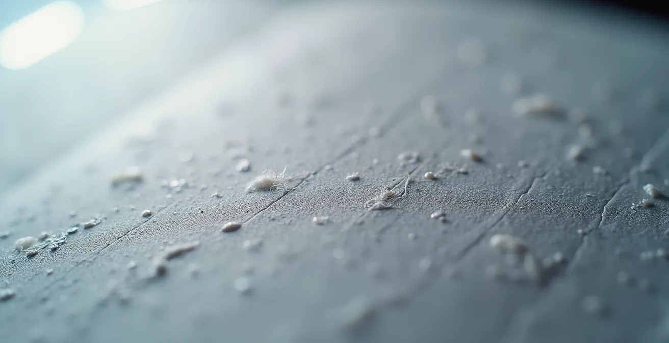 Inspection détaillée d'une texture de papier unique sous loupe macro